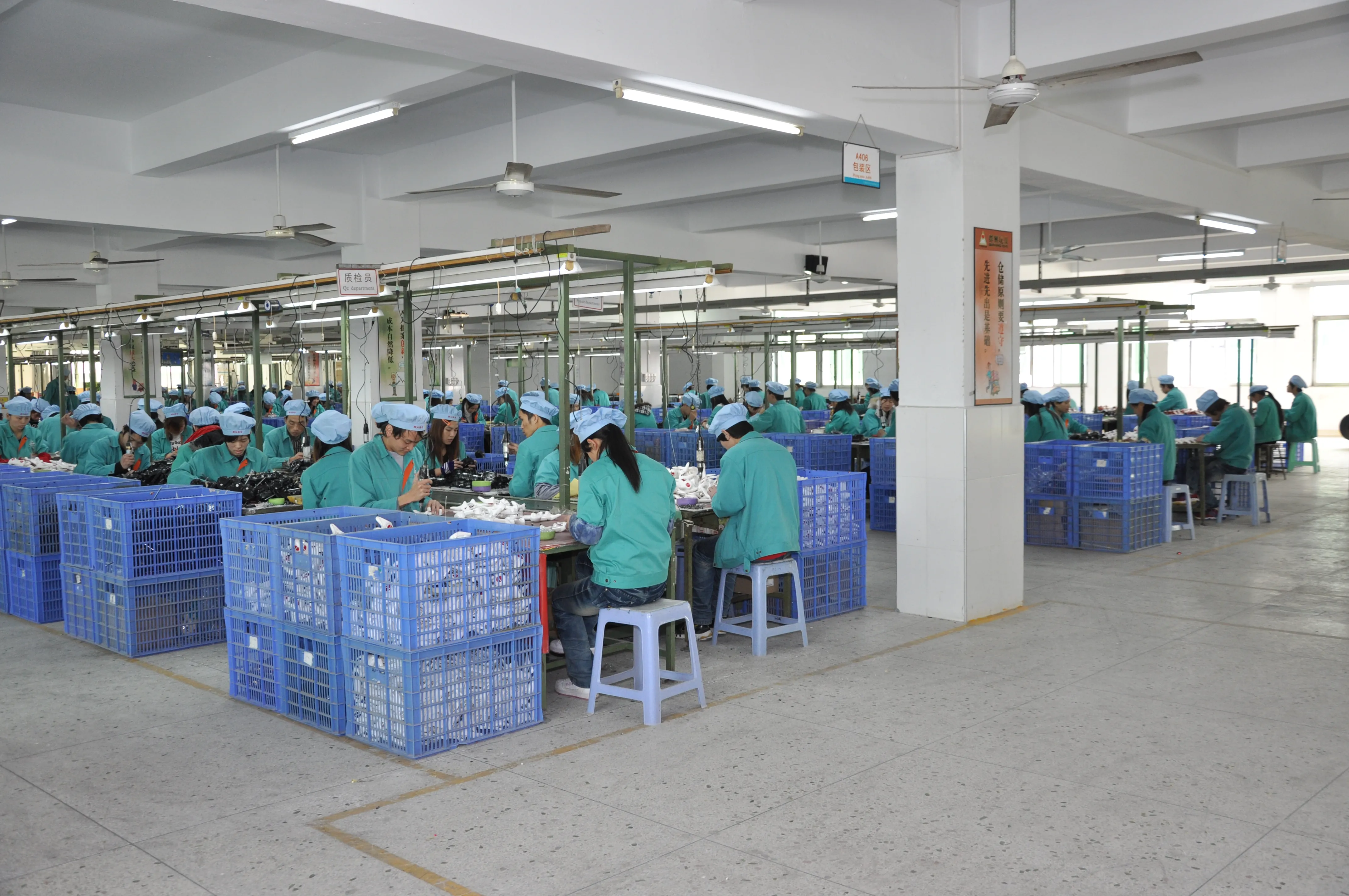 ABERO toy production floor
